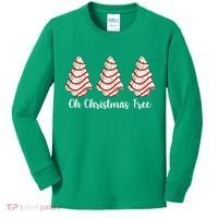 Oh Christmas Tree Holiday Cookie Kids Long Sleeve Shirt thumb 0