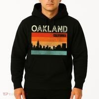 Oakland California Town Skyline Hoodie thumb 2
