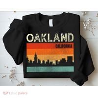 Oakland California Town Skyline Sweatshirt thumb 2