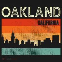 Oakland California Town Skyline Sweatshirt thumb 3