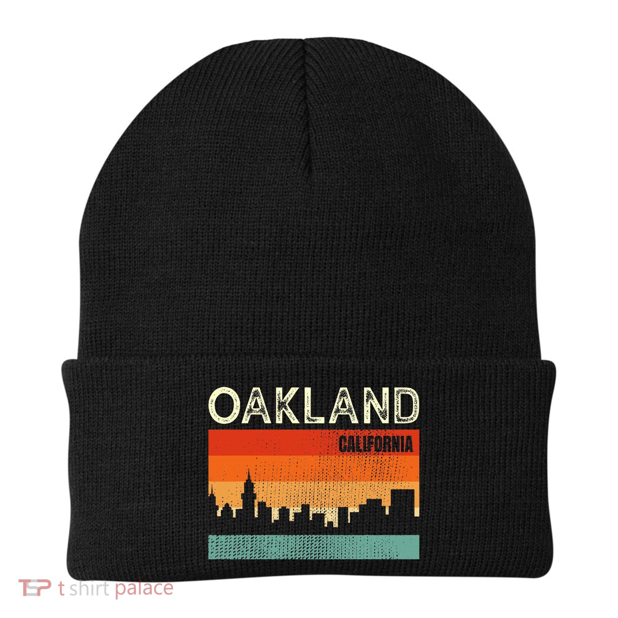 Oakland California Town Skyline Beanie