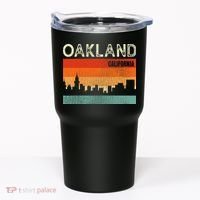 Oakland California Town Skyline Tumbler thumb 0