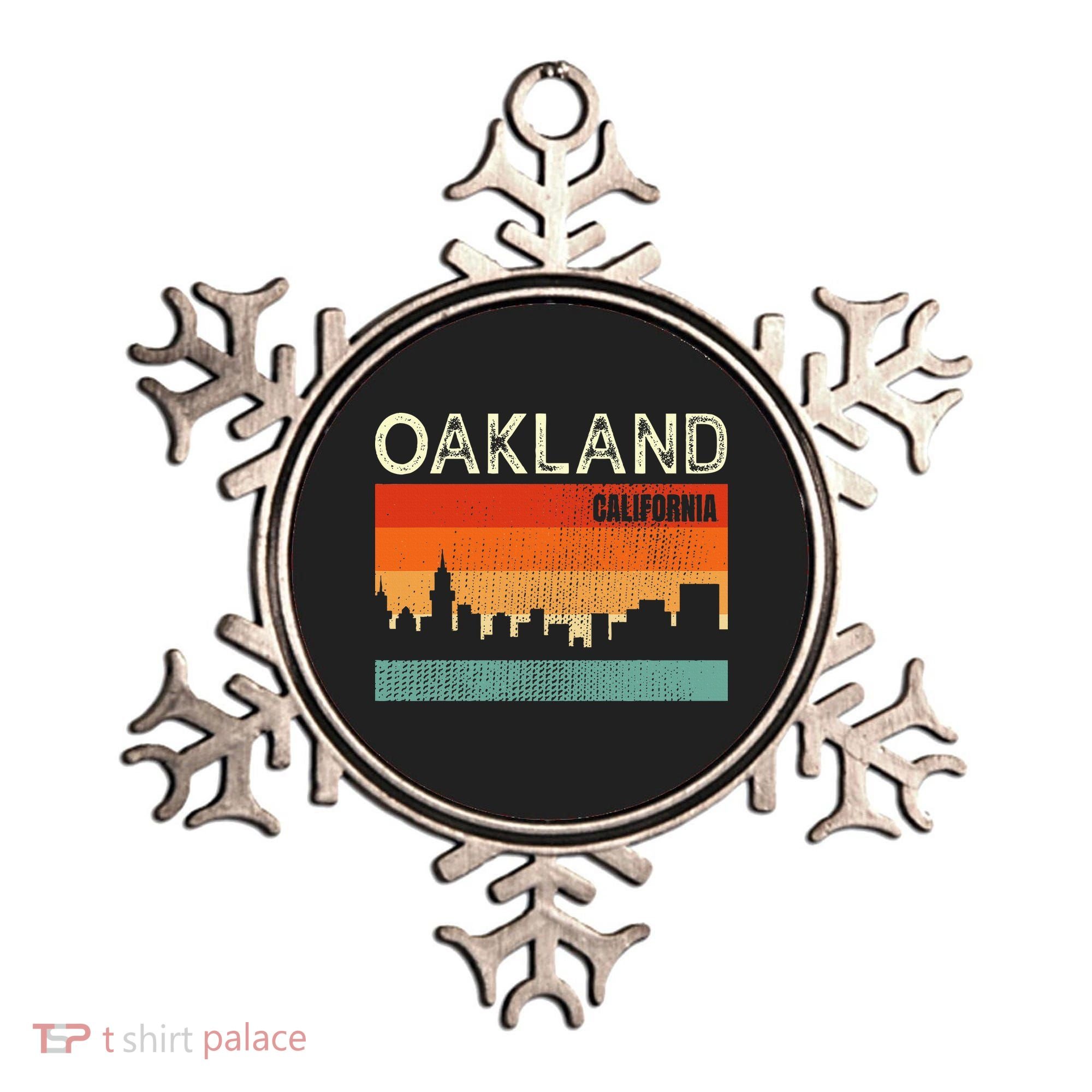 Oakland California Town Skyline Ornament
