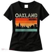 Oakland California Town Skyline Women's T-Shirt thumb 0