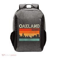 Oakland California Town Skyline Vector Backpack thumb 0