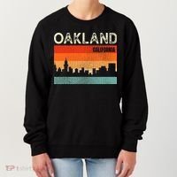 Oakland California Town Skyline Women's Sweatshirt thumb 0