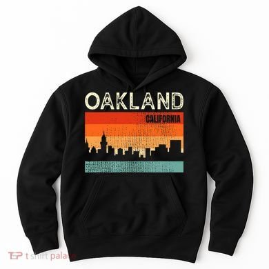 Oakland California Town Skyline Hoodie