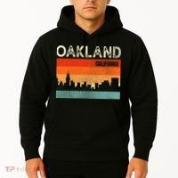 Oakland California Town Skyline Hoodie thumb 2