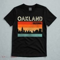 Oakland California Town Skyline T-Shirt thumb 5