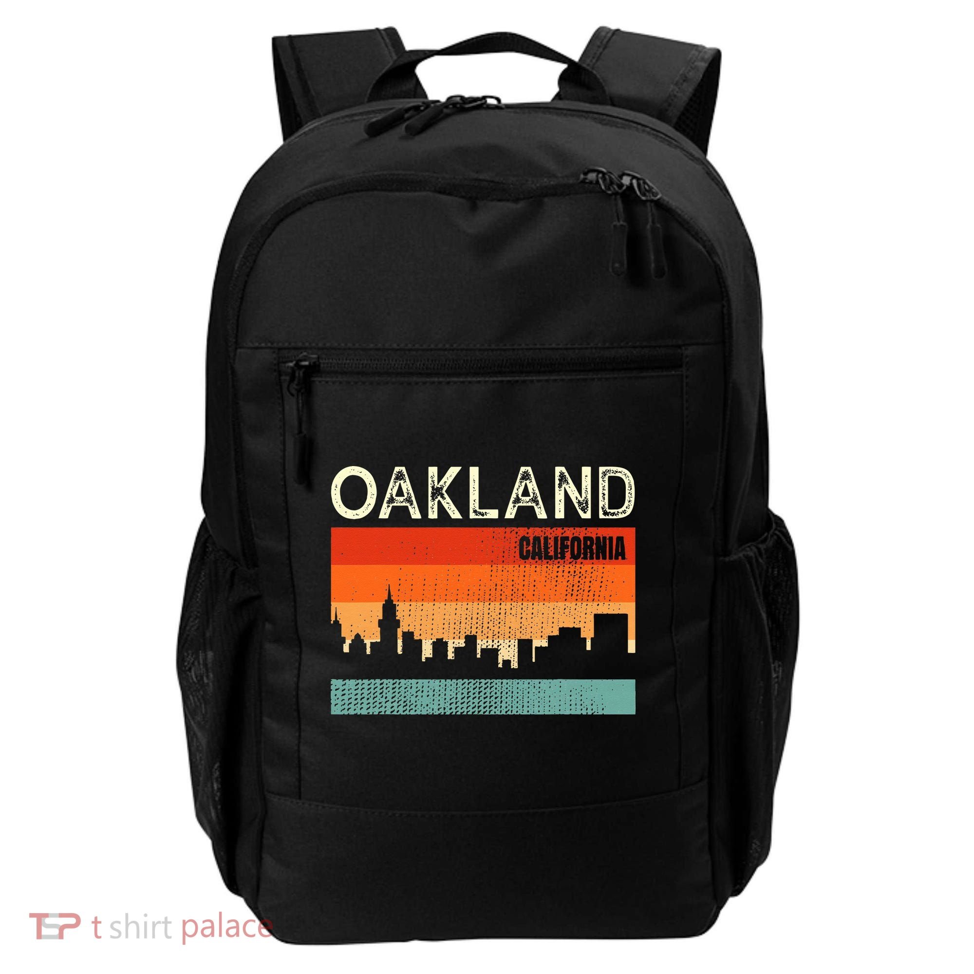 Oakland California Town Skyline Backpack