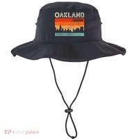 Oakland California Town Skyline Bucket Hat thumb 0