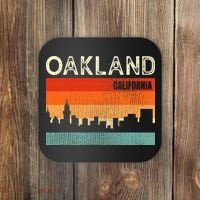 Oakland California Town Skyline Coaster thumb 0