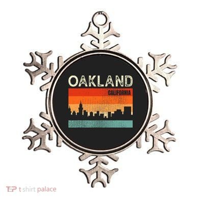 Oakland California Town Skyline Ornament