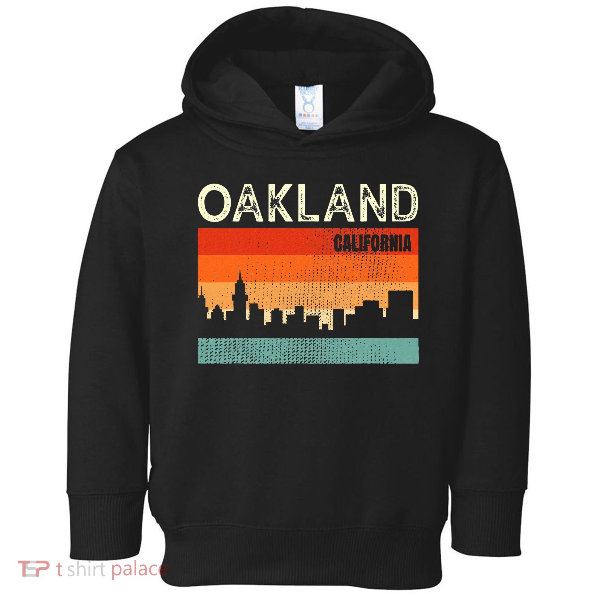 Oakland California Town Skyline Toddler Hoodie