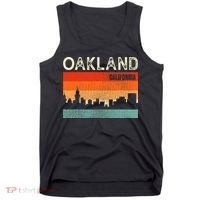 Oakland California Town Skyline Tank Top thumb 0