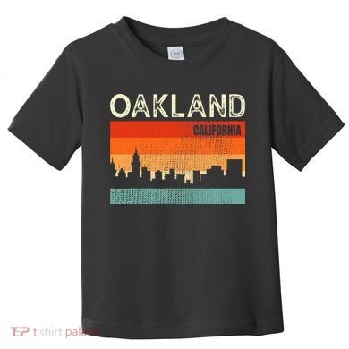 Oakland California Town Skyline Toddler T-Shirt