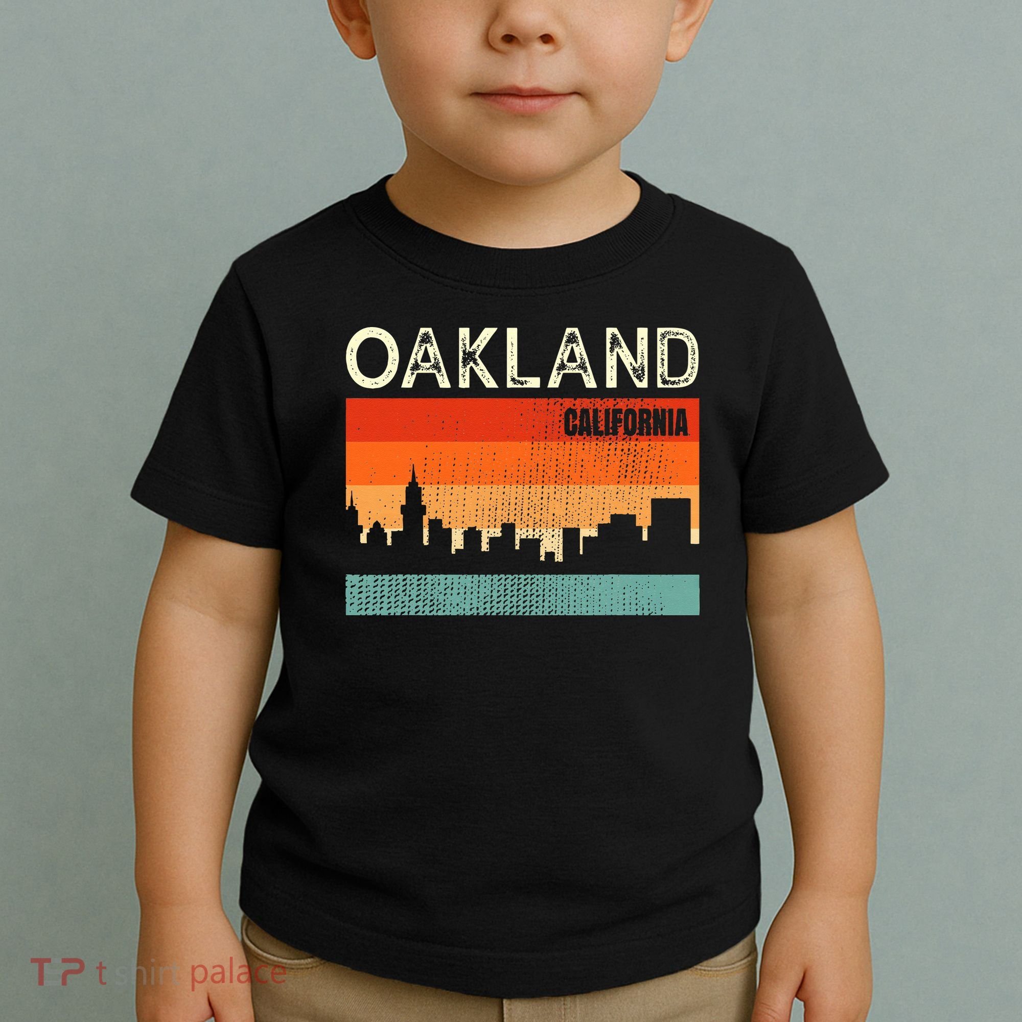 Oakland California Town Skyline Toddler T-Shirt