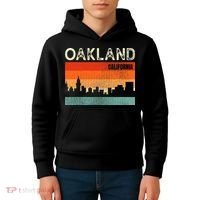 Oakland California Town Skyline Kids Hoodie thumb 4