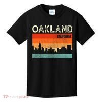 Oakland California Town Skyline Kids T-Shirt thumb 0