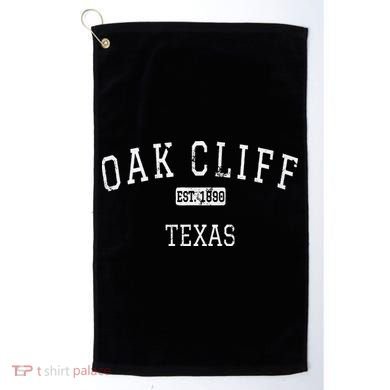 Oak Cliff Texas TX Vintage Golf Towel