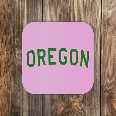 Oregon Classic Text Coaster