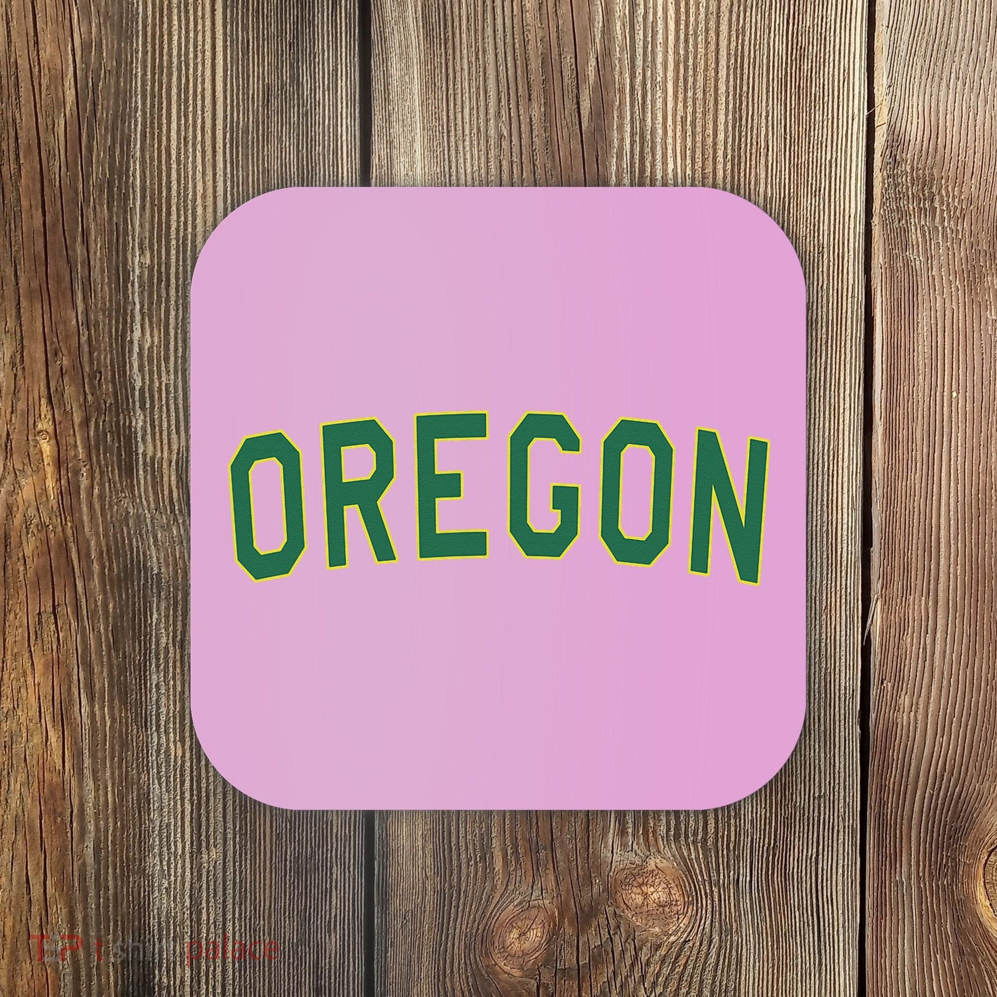 Oregon Classic Text Coaster