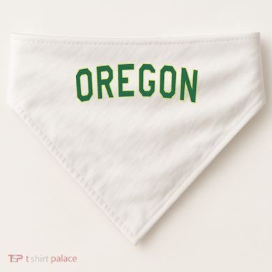 Oregon Classic Text USA-Made Doggie Bandana