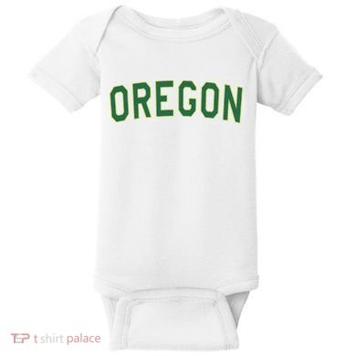 Oregon Classic Text Baby Bodysuit