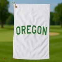 Oregon Classic Text Golf Towel thumb 1