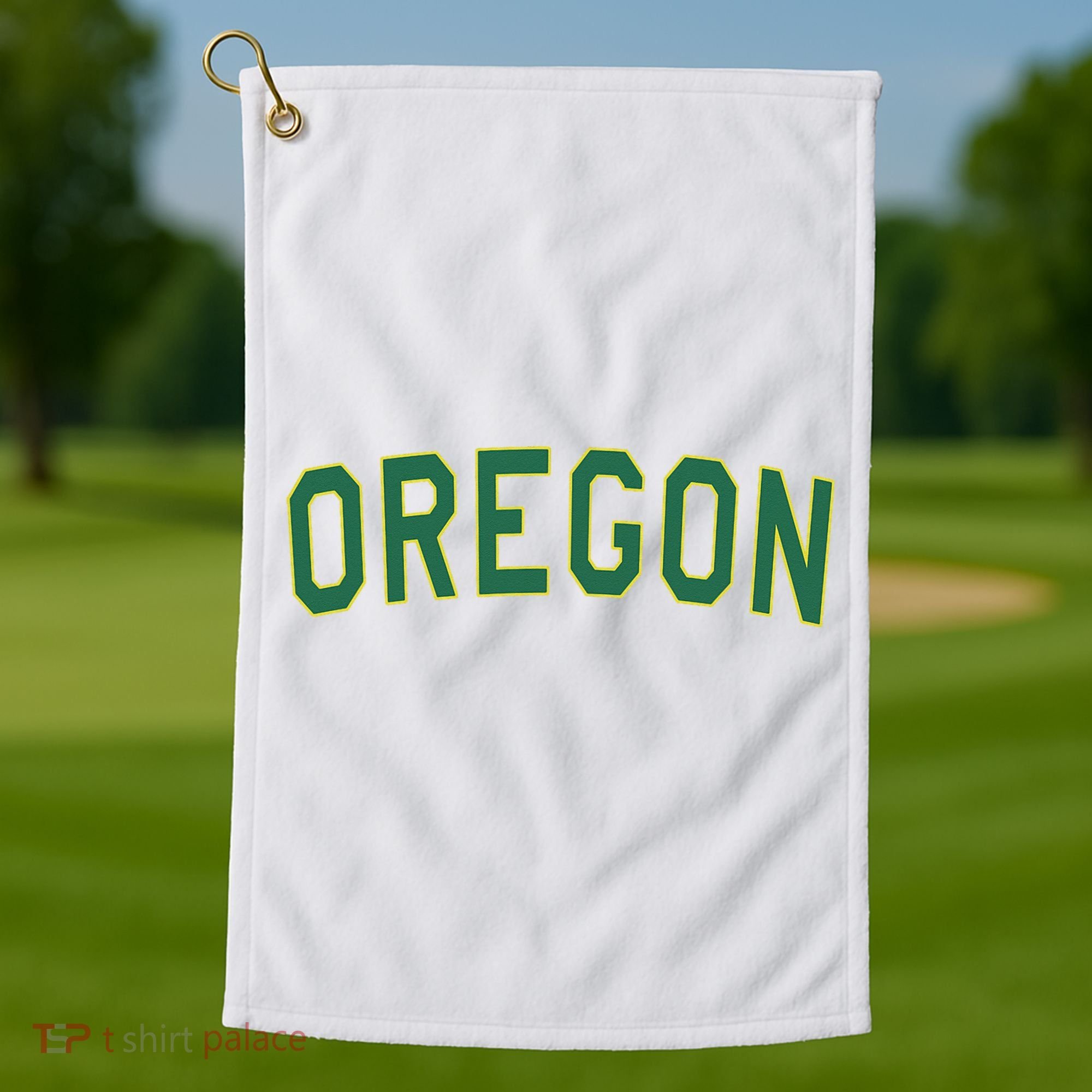 Oregon Classic Text Golf Towel
