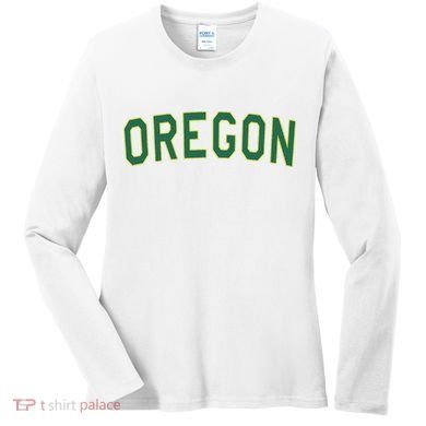 Oregon Classic Text Women's Long Sleeve Shirt