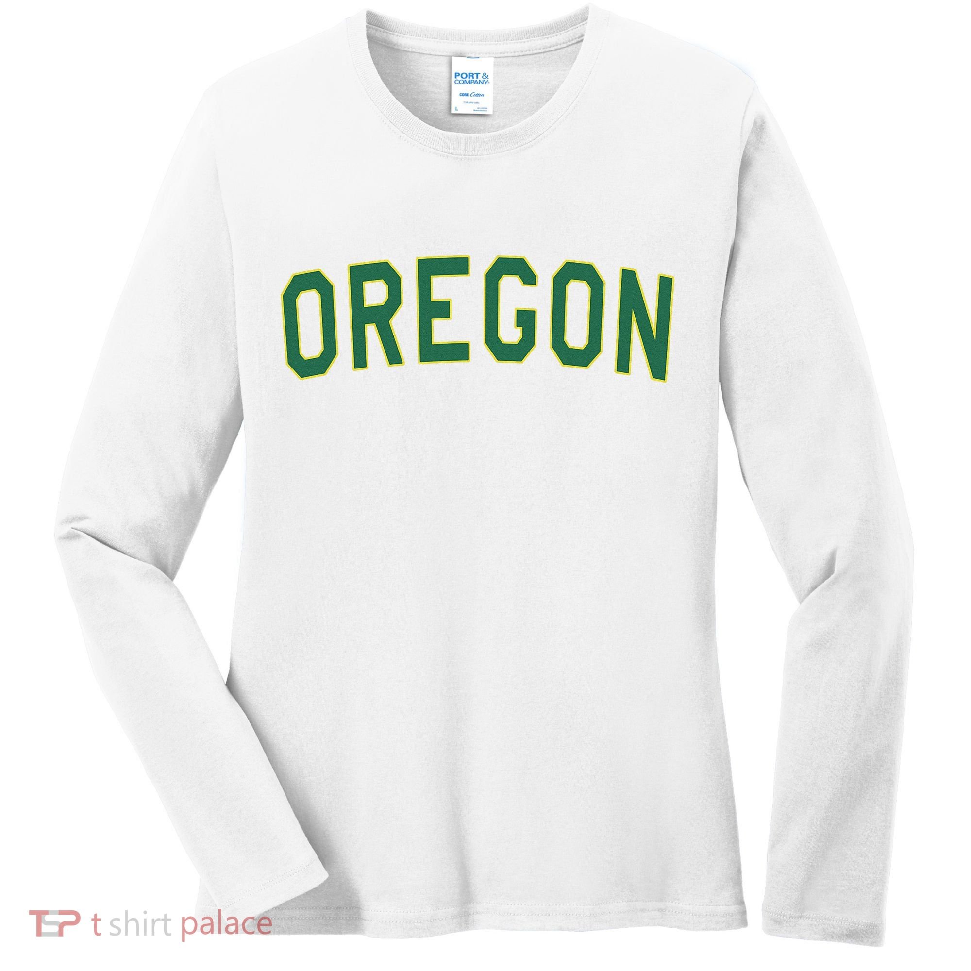 Oregon Classic Text Women's Long Sleeve Shirt