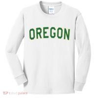 Oregon Classic Text Kids Long Sleeve Shirt thumb 0