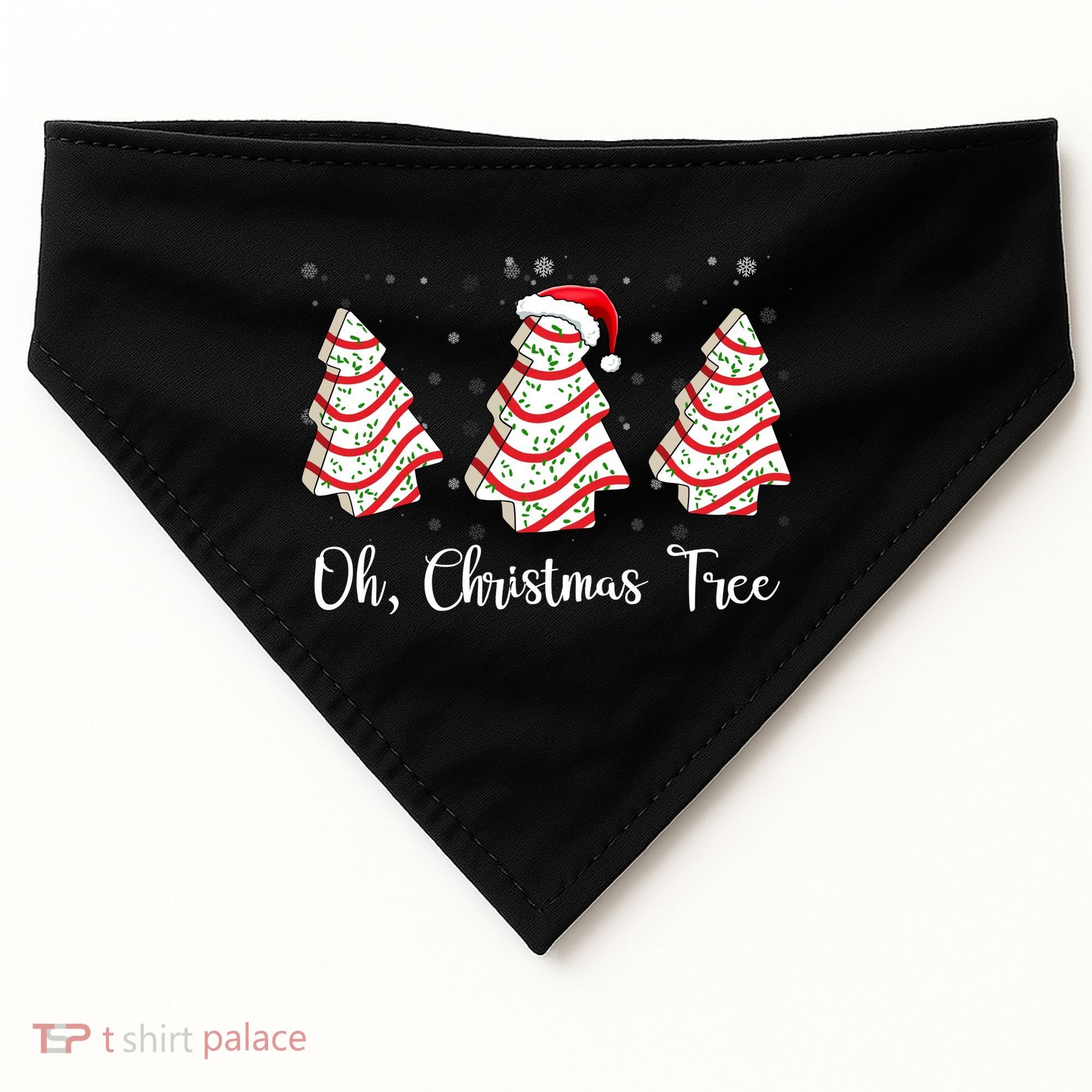 Oh Christmas Tree Cute Holiday Gift USA-Made Doggie Bandana
