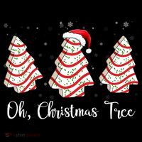 Oh Christmas Tree Cute Holiday Gift Women's Hoodie thumb 2