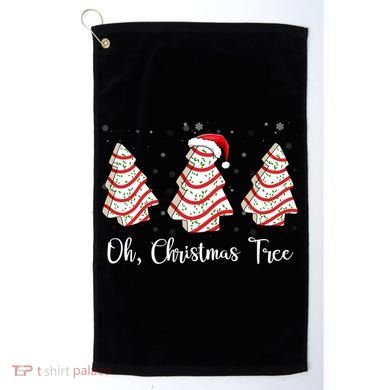 Oh Christmas Tree Cute Holiday Gift Golf Towel