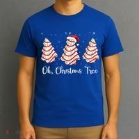 Oh Christmas Tree Cute Holiday Gift T-Shirt thumb 3