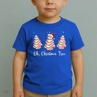 Oh Christmas Tree Cute Holiday Gift Toddler T-Shirt thumb 2