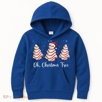 Oh Christmas Tree Cute Holiday Gift Kids Hoodie thumb 0