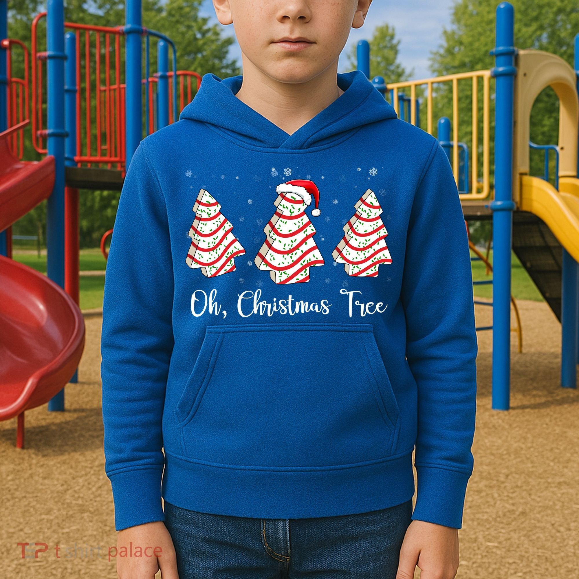 Oh Christmas Tree Cute Holiday Gift Kids Hoodie