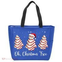 Oh Christmas Tree Cute Holiday Gift Tote Bag thumb 0