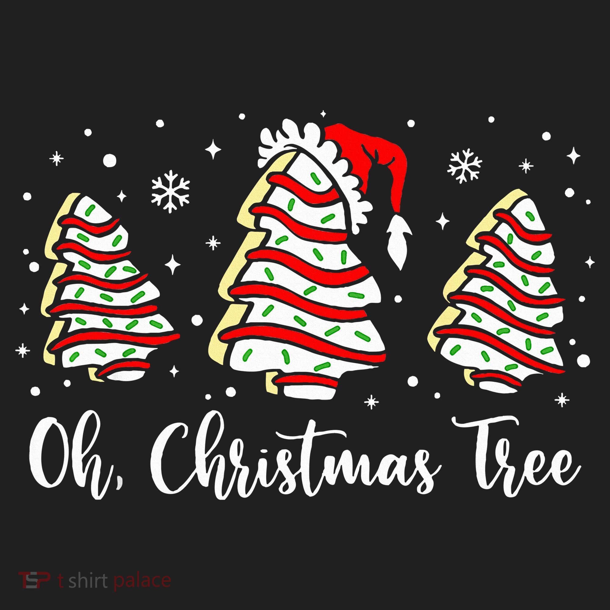 Oh Christmas Tree Cakes Debbie Funny Christmas Snack Cake  Beanie