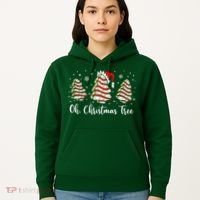 Oh Christmas Tree Cakes Debbie Funny Christmas Snack Cake  Hoodie thumb 5
