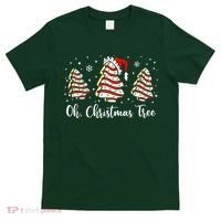 Oh Christmas Tree Cakes Debbie Funny Christmas Snack Cake  T-Shirt thumb 0