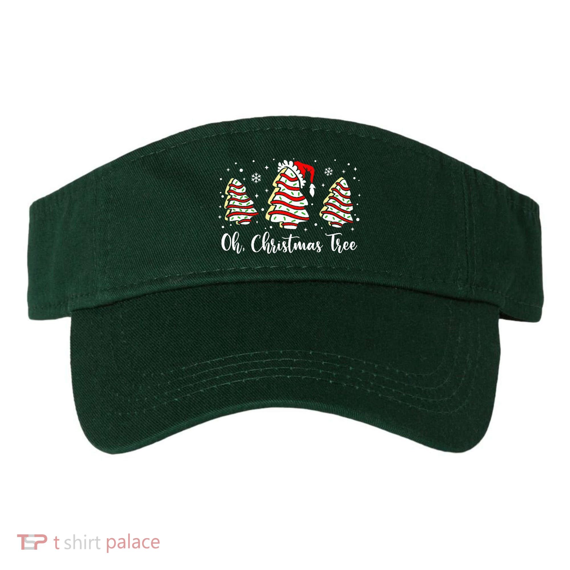 Oh Christmas Tree Cakes Debbie Funny Christmas Snack Cake  Visor