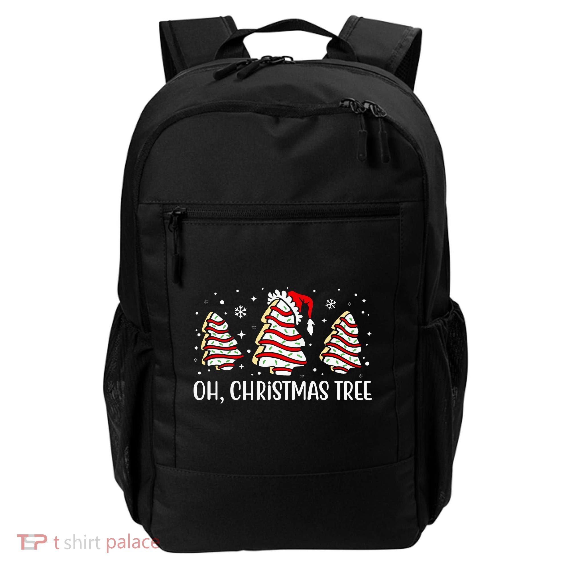 Oh Christmas Tree Cookie Festive Holiday Backpack