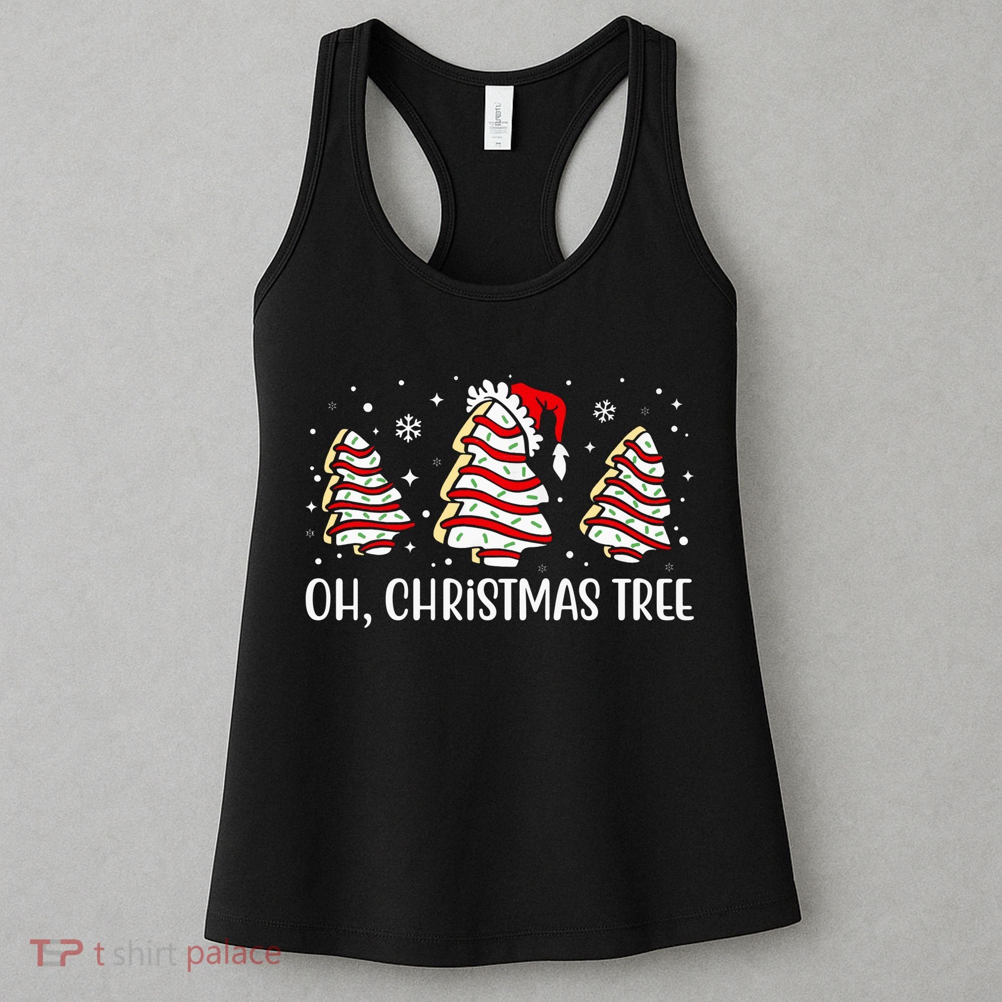 Oh Christmas Tree Cookie Festive Holiday Women's Tank Top