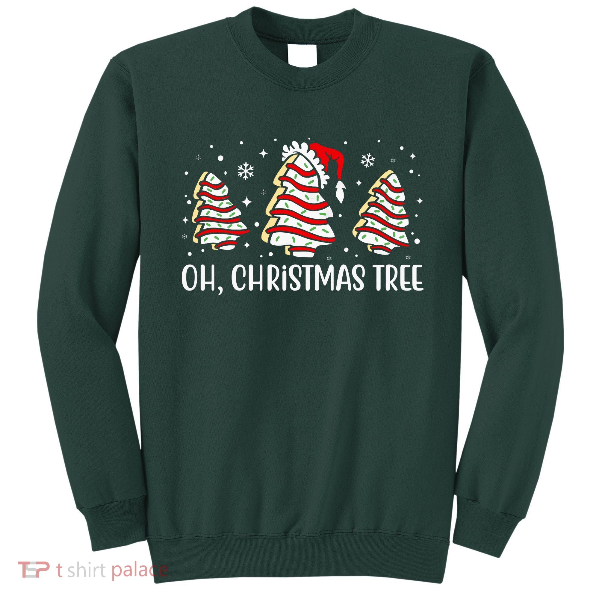 Oh Christmas Tree Cookie Festive Holiday Sweatshirt