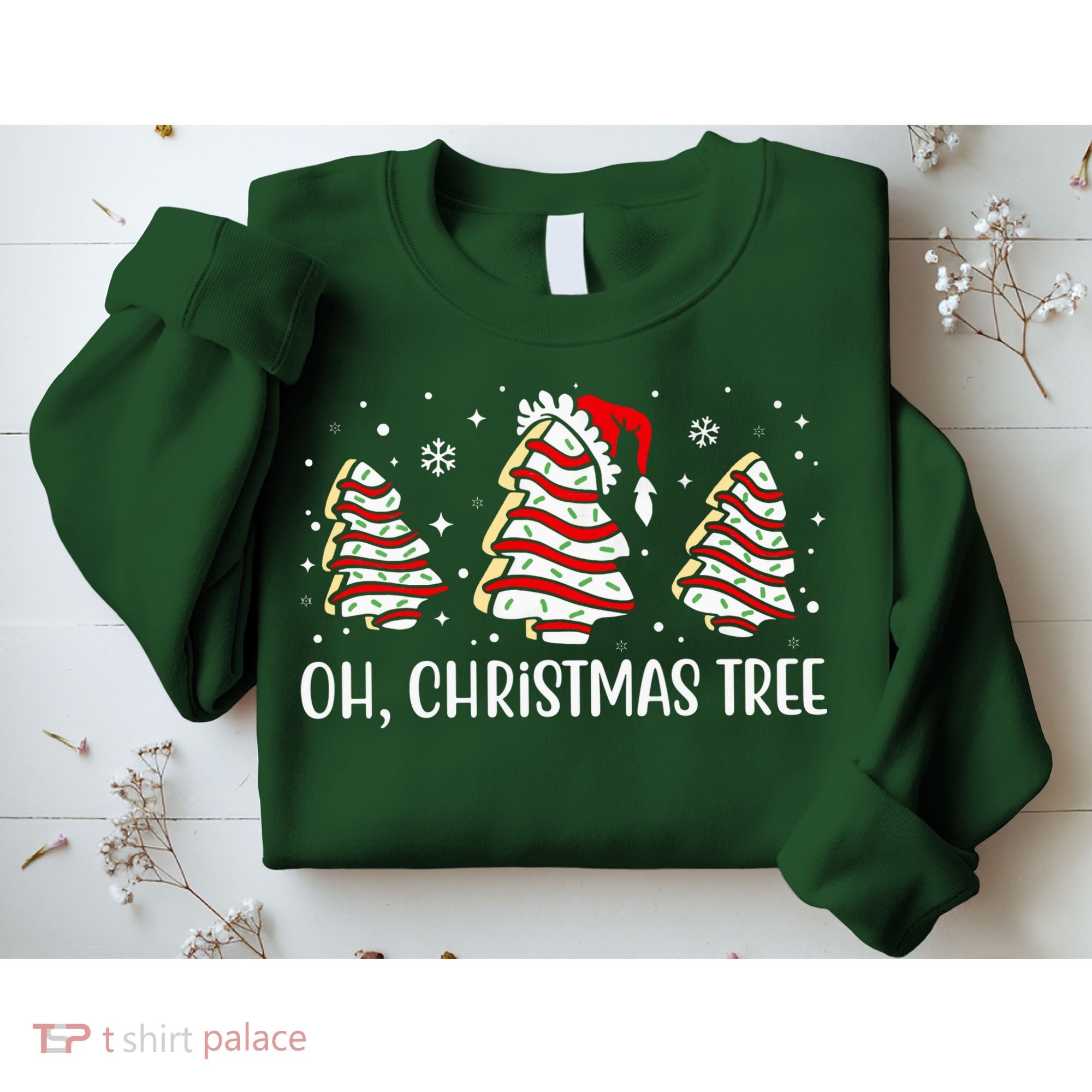 Oh Christmas Tree Cookie Festive Holiday Sweatshirt