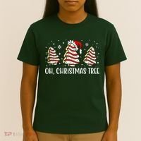 Oh Christmas Tree Cookie Festive Holiday T-Shirt thumb 4